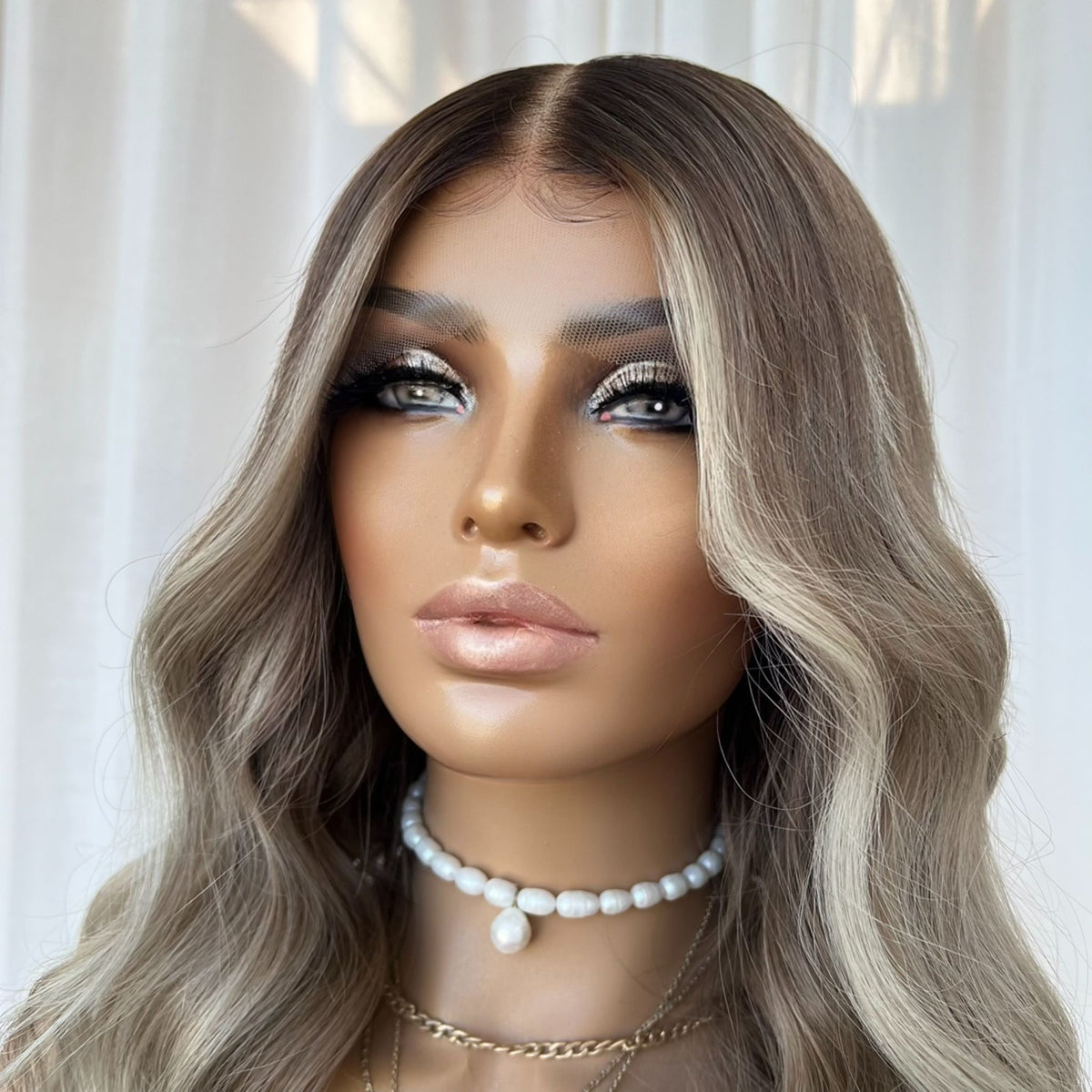 ELLE PLATINUM | HD FULL LACE STRETCH CAP | S-M