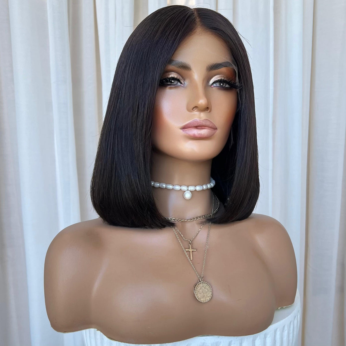 KIM BOB | HD FULL LACE STRETCH CAP | M-L