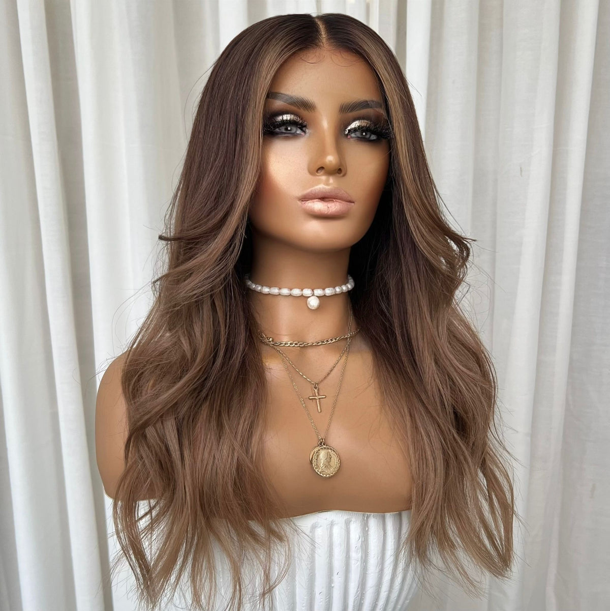 KRISTINA | HD FULL LACE STRETCH CAP | S-M