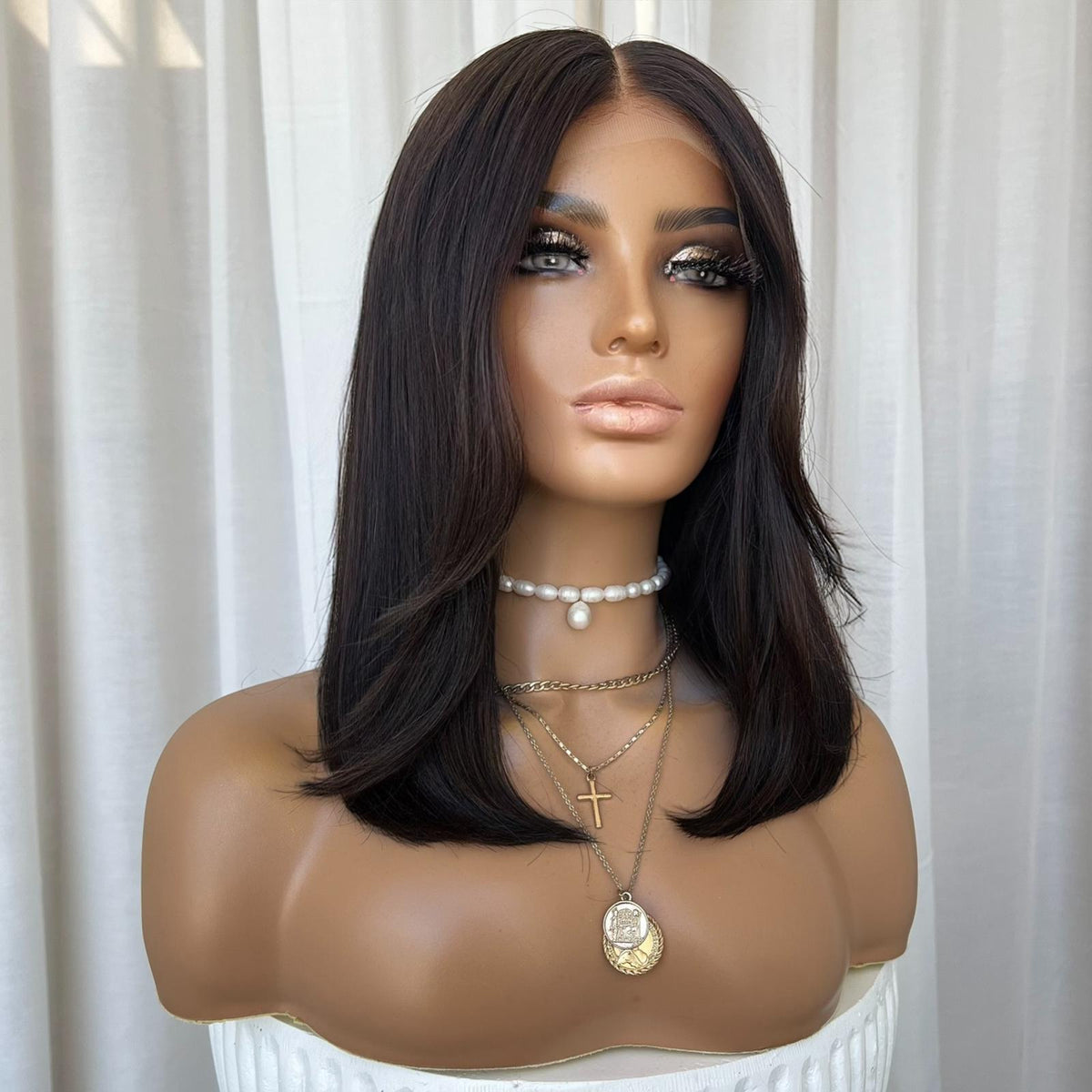 KYLIE BOB | HD FULL LACE STRETCH CAP| M-L