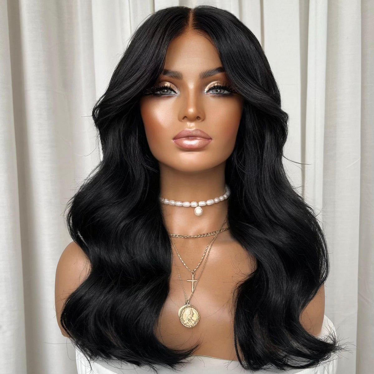 KING KYLIE BLACK | HD FULL LACE STRETCH CAP