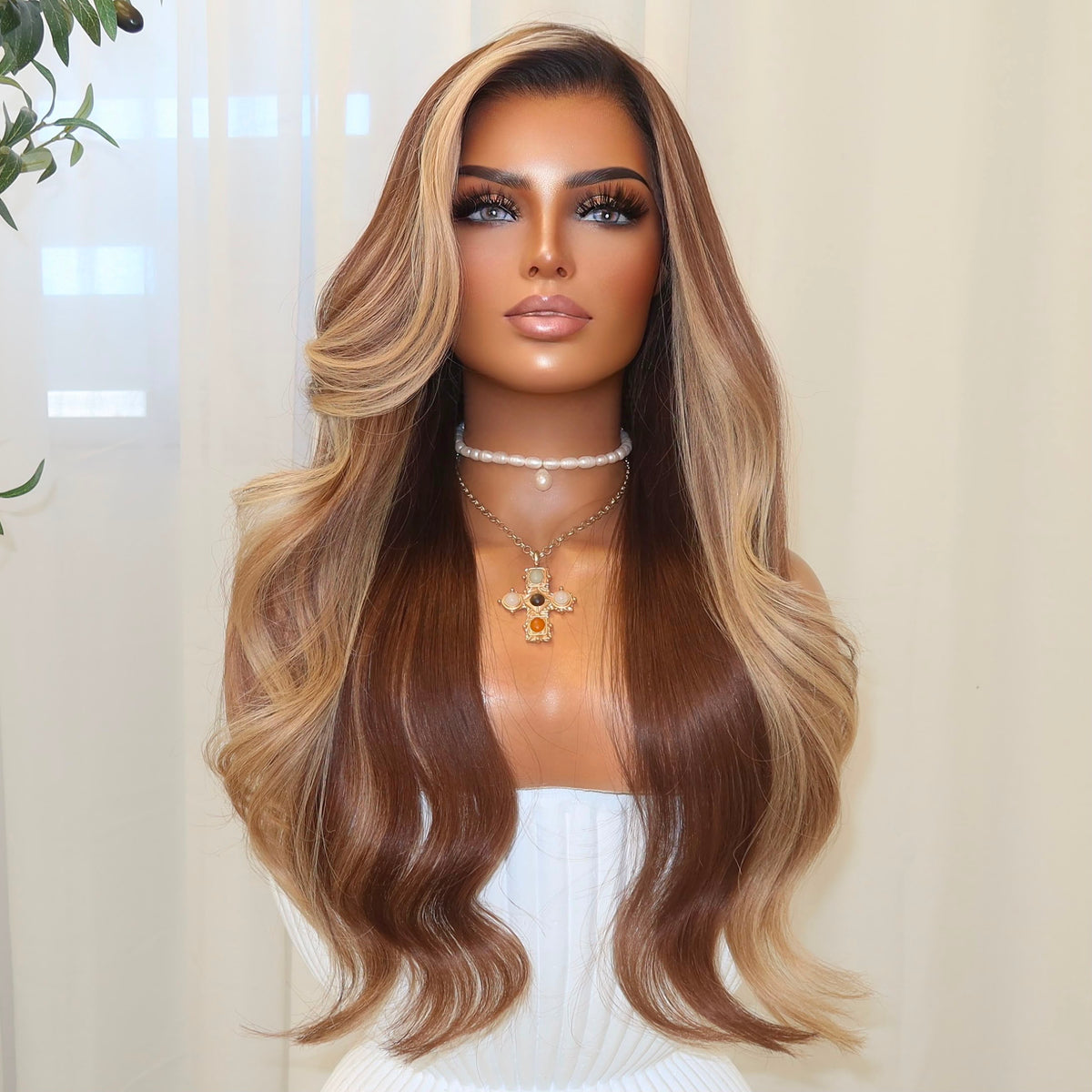 TIANA WAVY | HD FULL LACE STRETCH CAP | XS-S