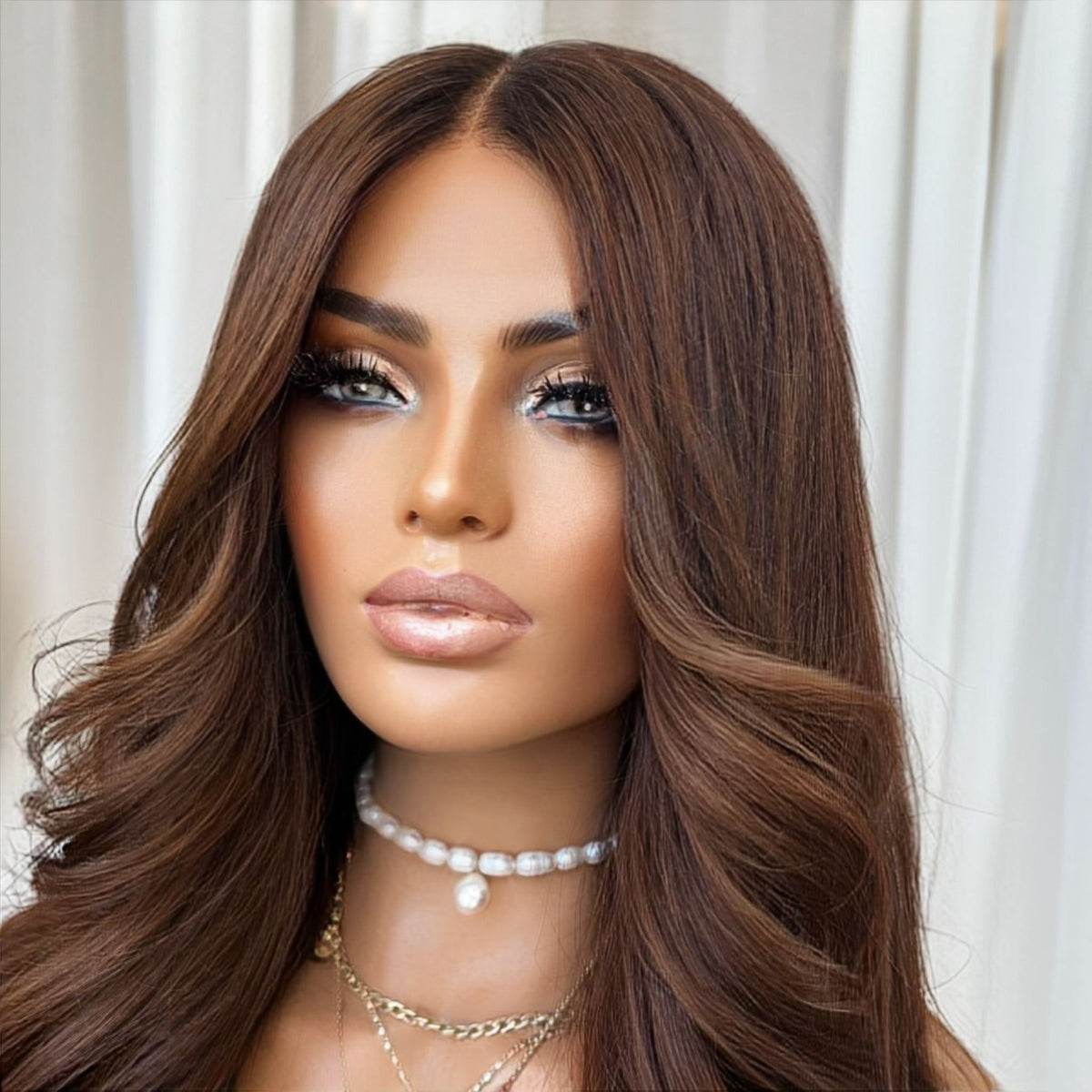 MADISON BROWN | HD FULL LACE STRETCH CAP | S-M