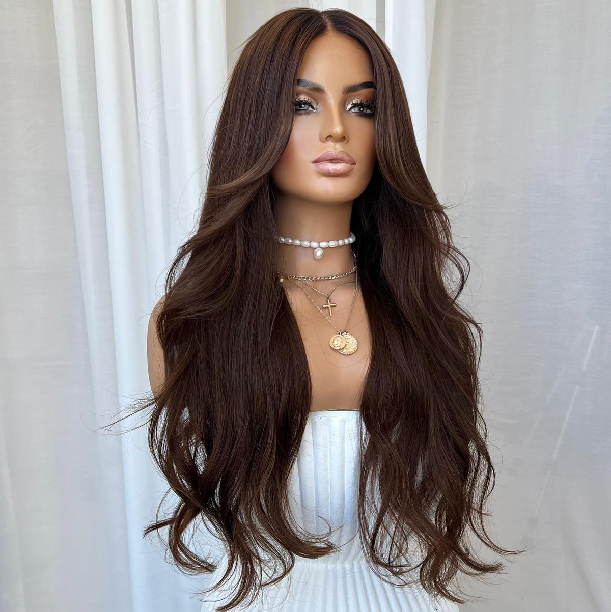 MADISON BROWN | HD FULL LACE STRETCH CAP | X-S