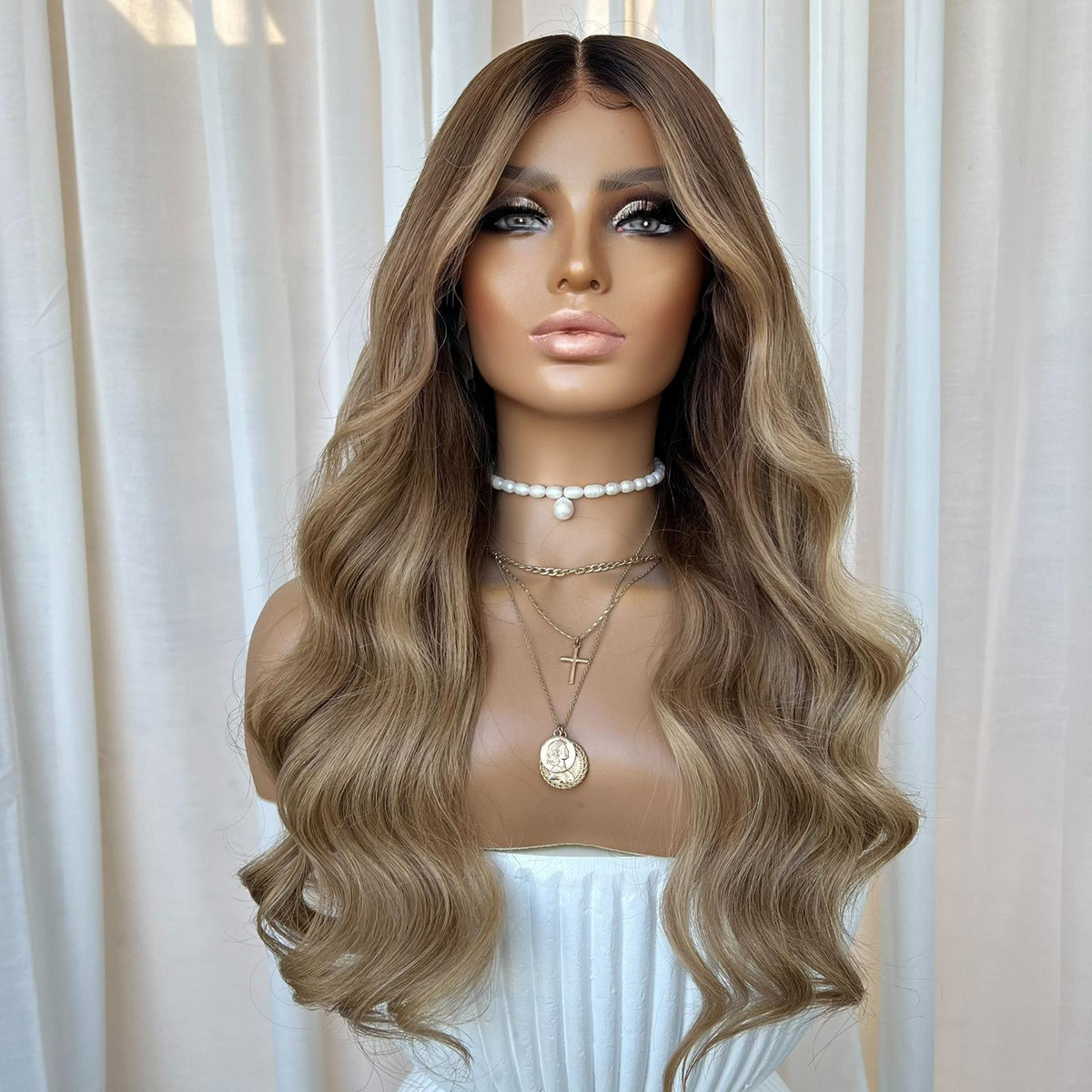 KING KYLIE GOLD | HD FULL LACE STRETCH CAP | M-L