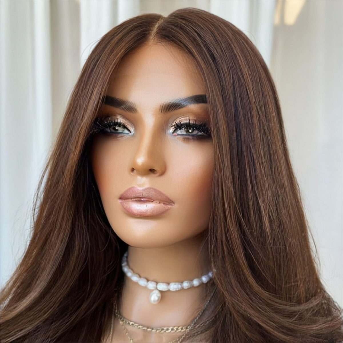 MADISON BROWN | HD FULL LACE STRETCH CAP | S-M