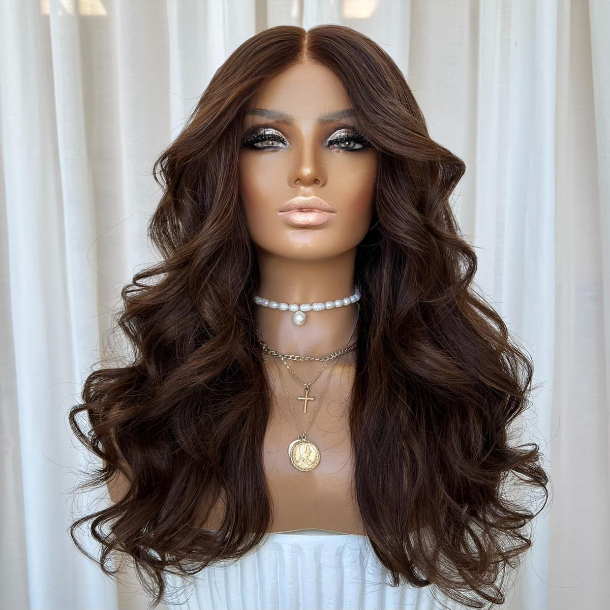 KING KYLIE BROWN | FULL LACE STRETCH CAP | S-M