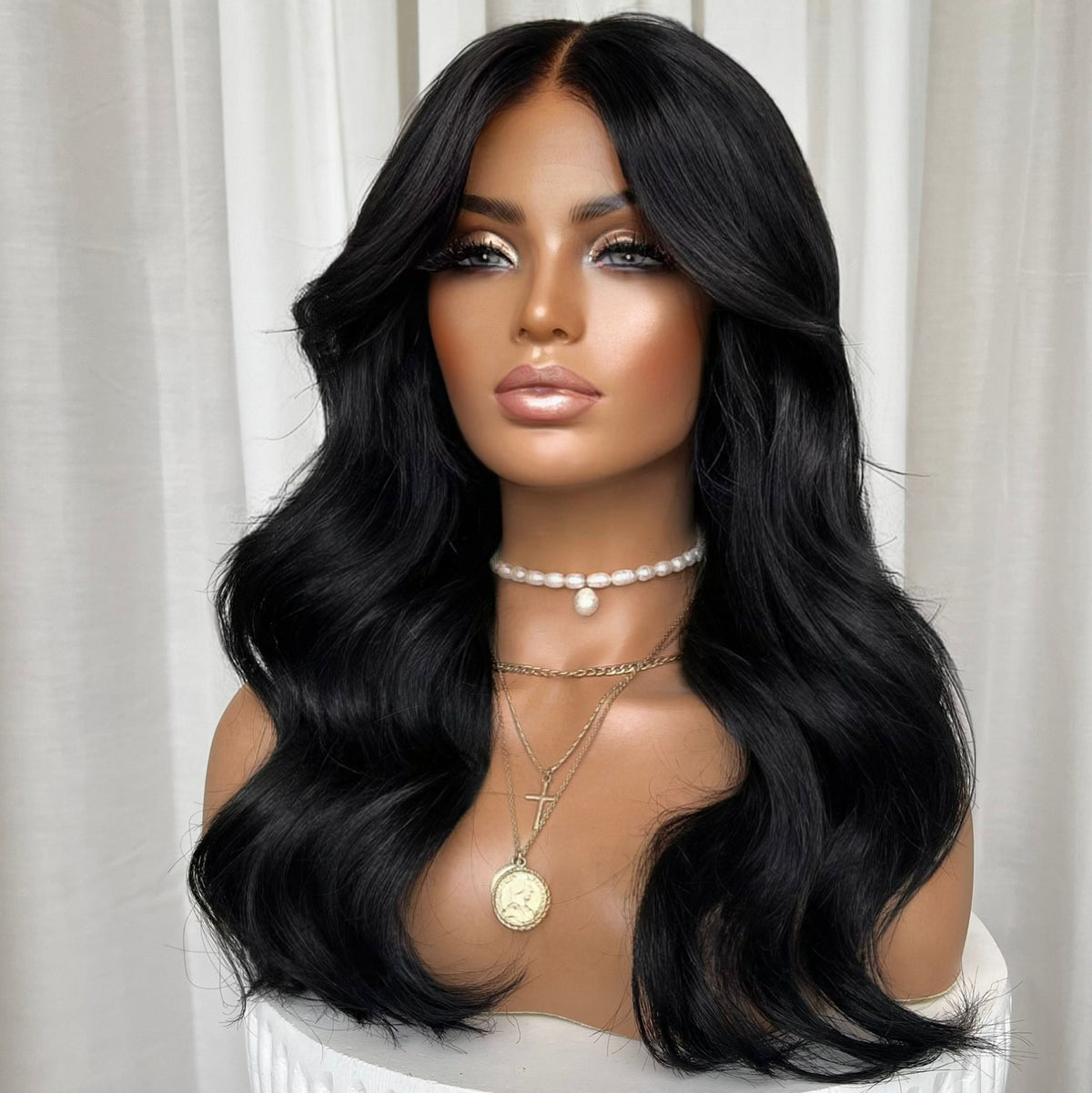 KING KYLIE BLACK | HD FULL LACE STRETCH CAP
