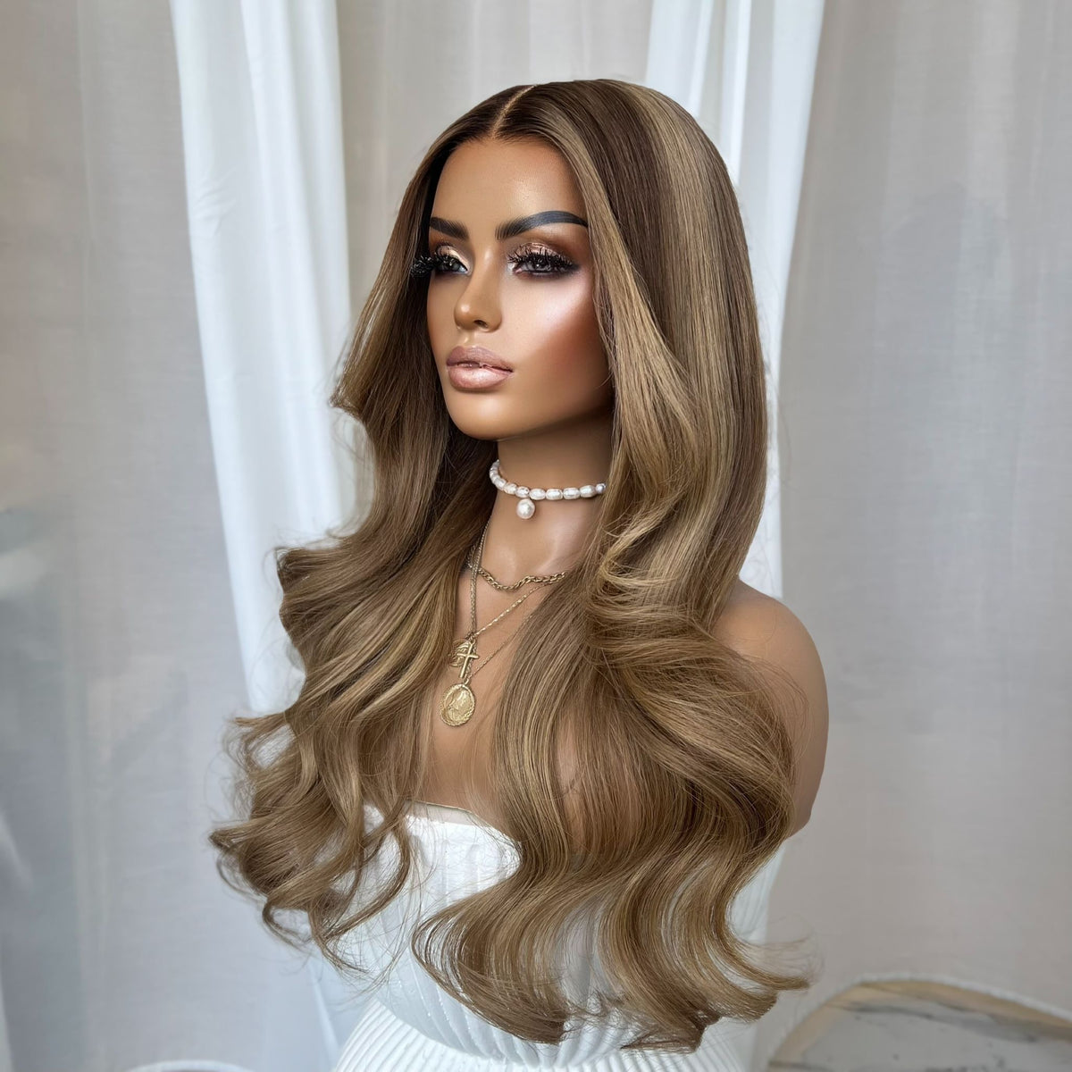 BELLA | HD FULL LACE STRETCH CAP | M-L