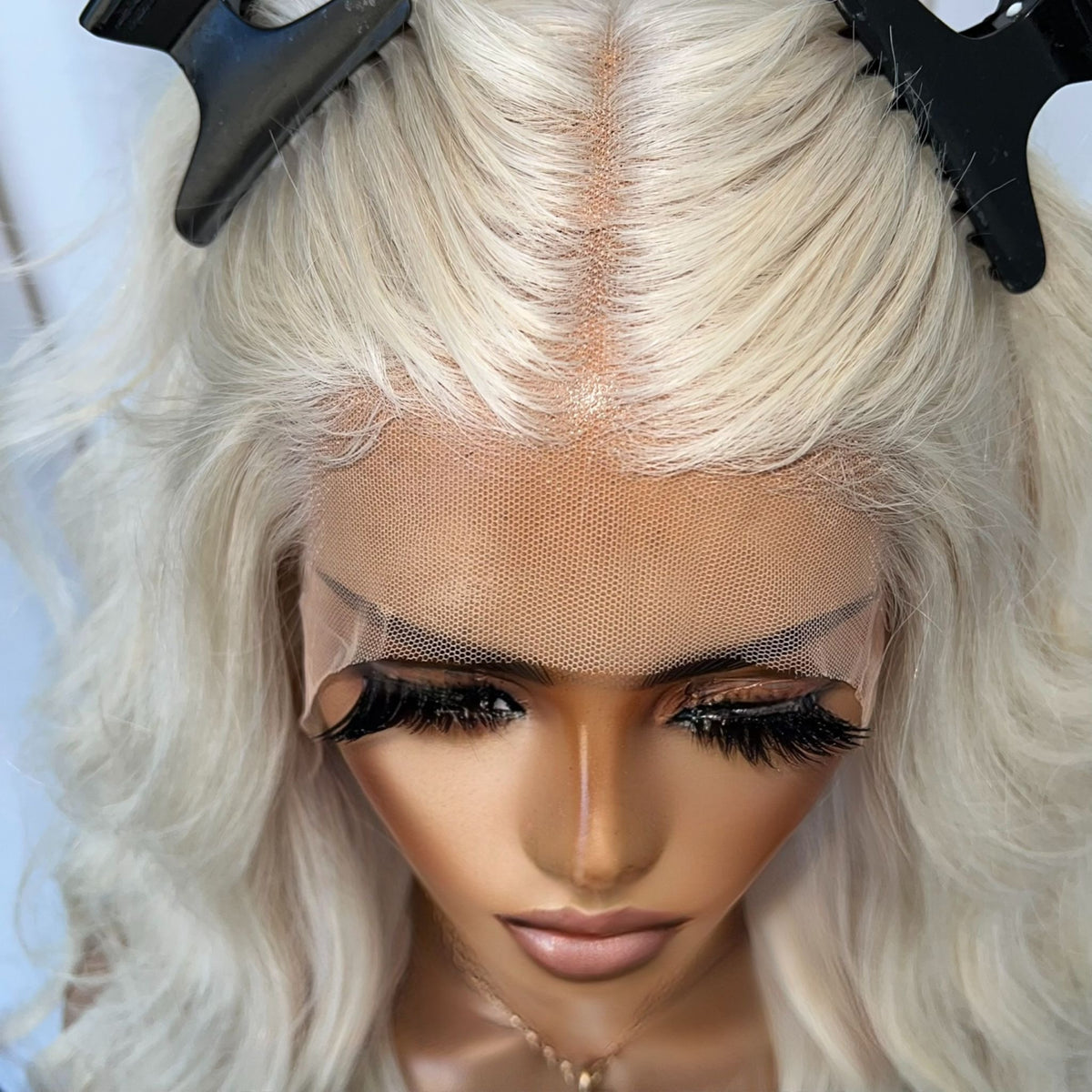 KING KYLIE PLATINUM | FULL LACE STRETCH CAP | M-L| MADE TO ORDER