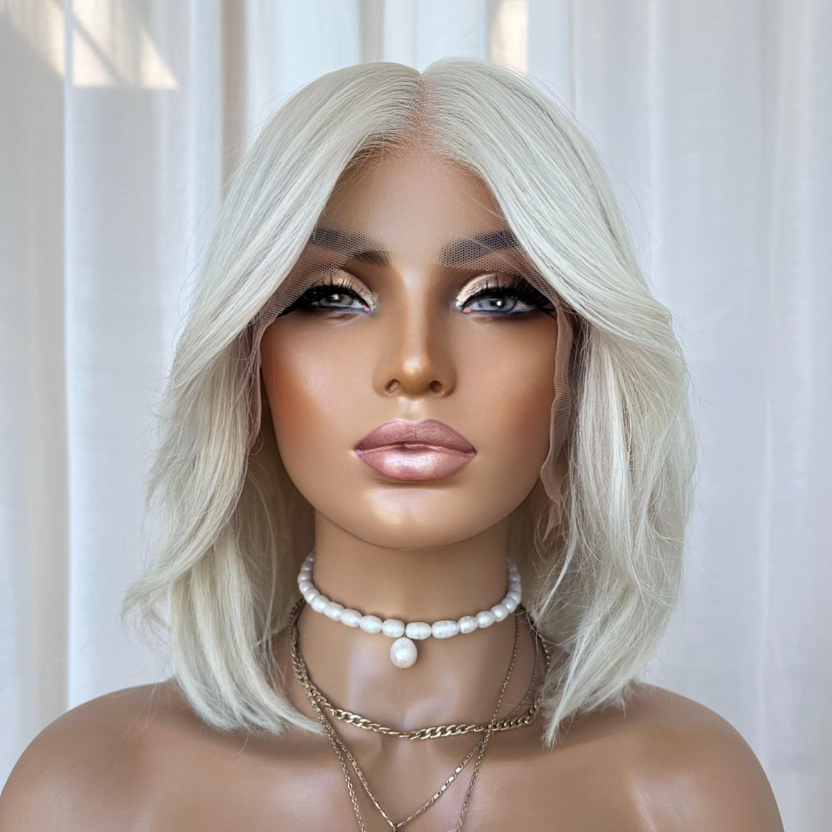 KING KYLIE PLATINUM | FULL LACE STRETCH CAP | M-L | MADE TO ORDER