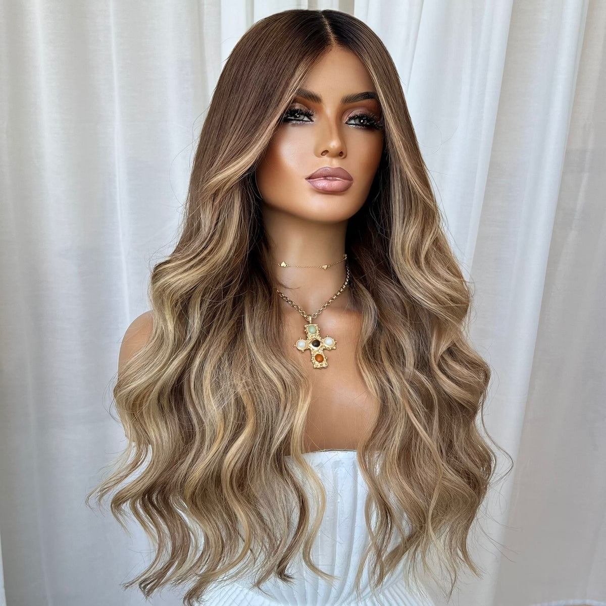 KING KYLIE GOLD | HD FULL LACE STRETCH CAP | XS-S