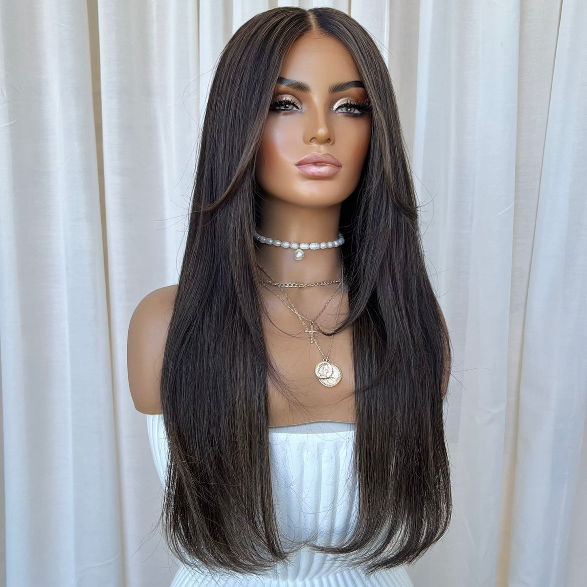 AIMEE | HD FULL LACE STRETCH CAP | M-L| MADE TO ORDER