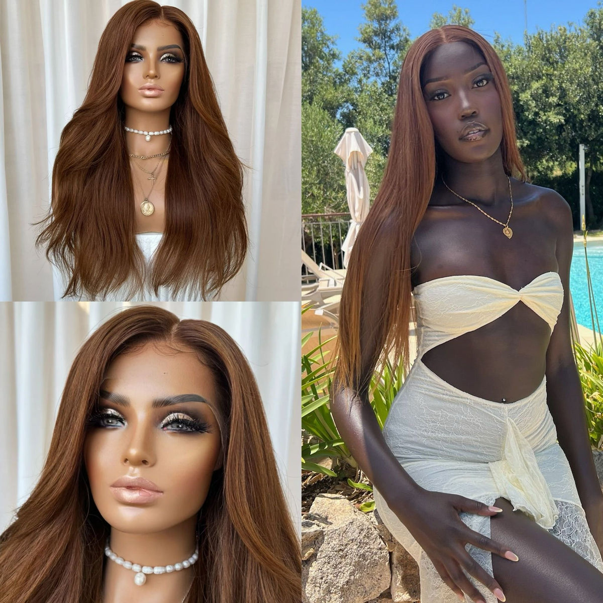 SERAFINA | HD FULL LACE STRETCH CAP | XS-S