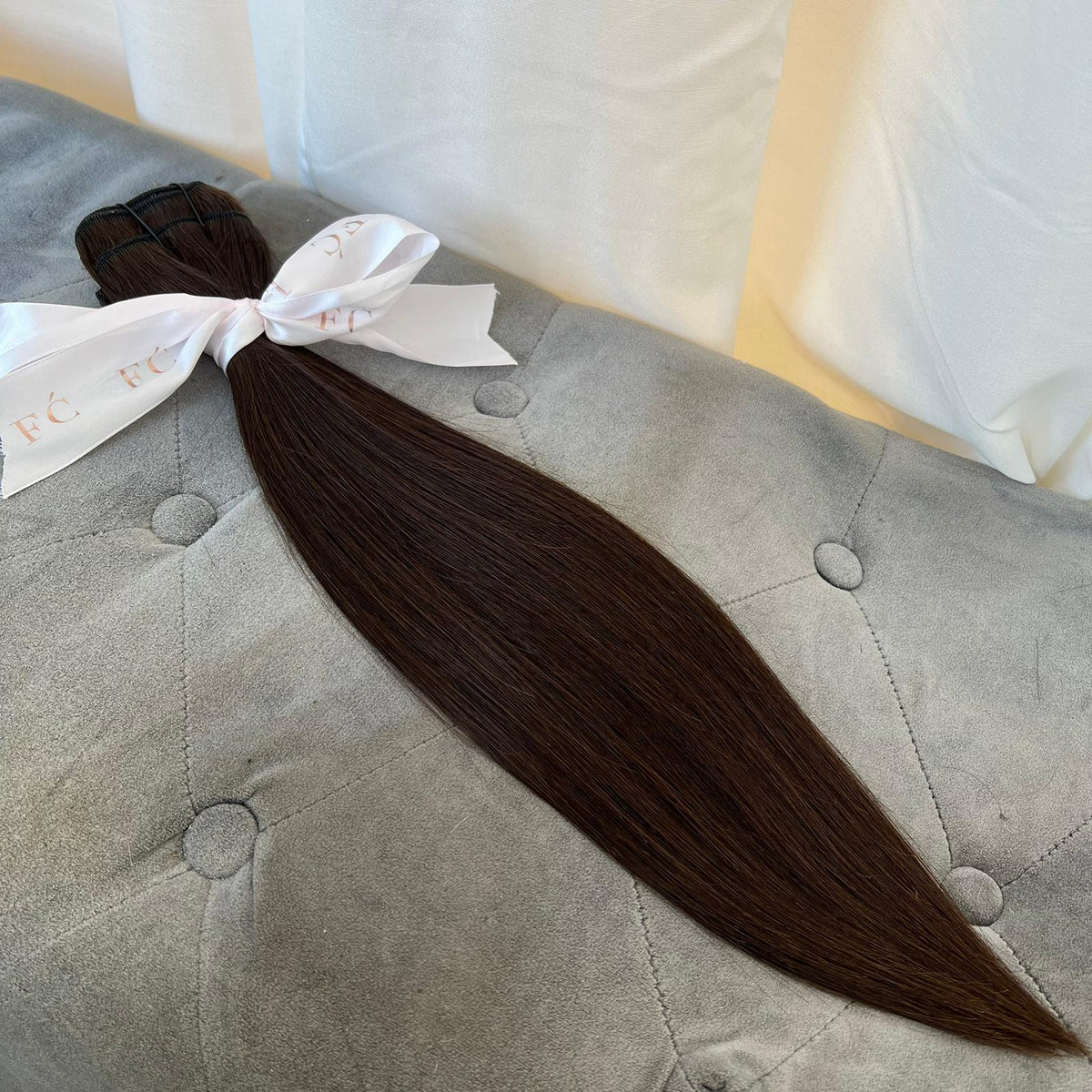 KING KYLIE DARK BROWN | WEFT | 16 INCHES