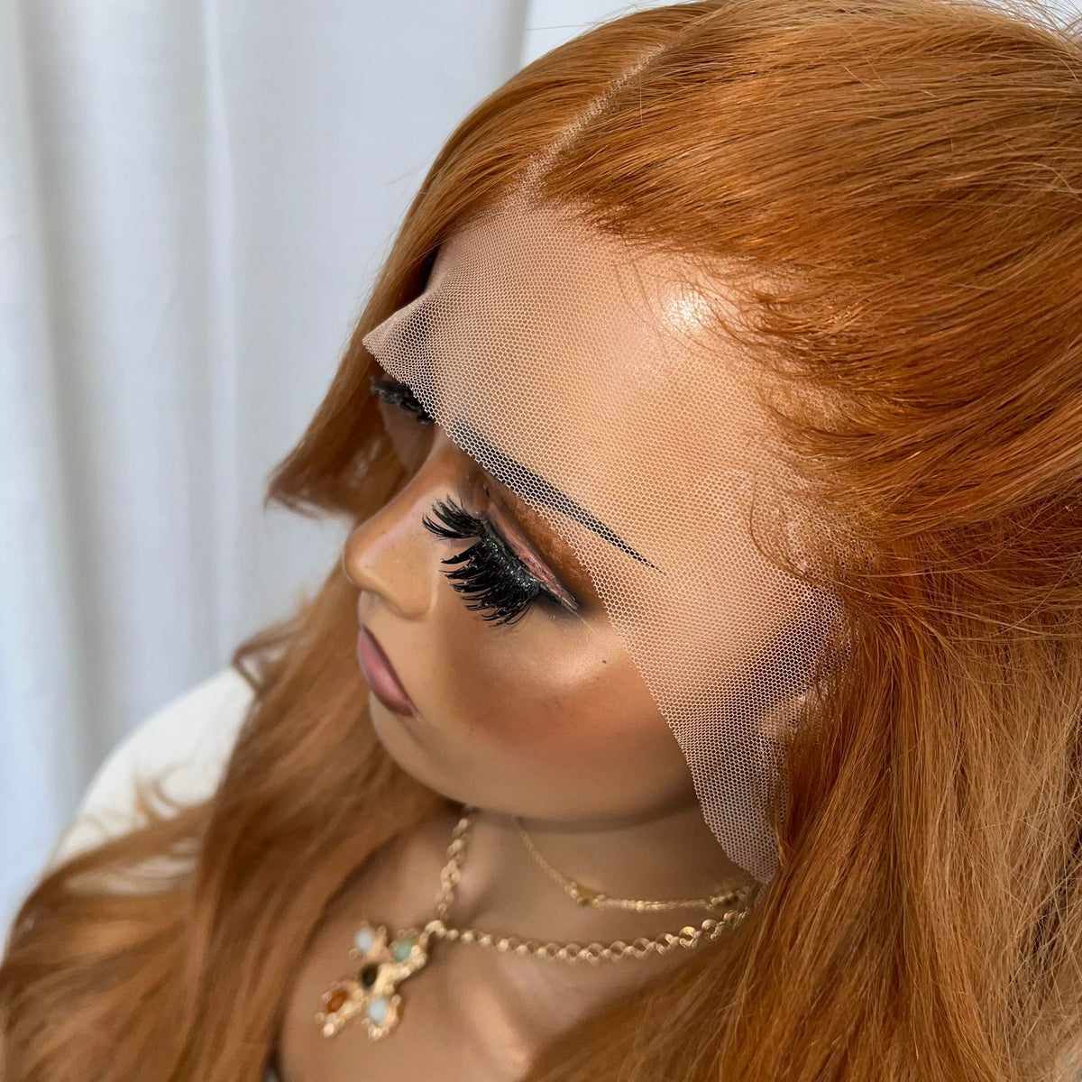 MERCI | FULL LACE STRETCH CAP | M-L