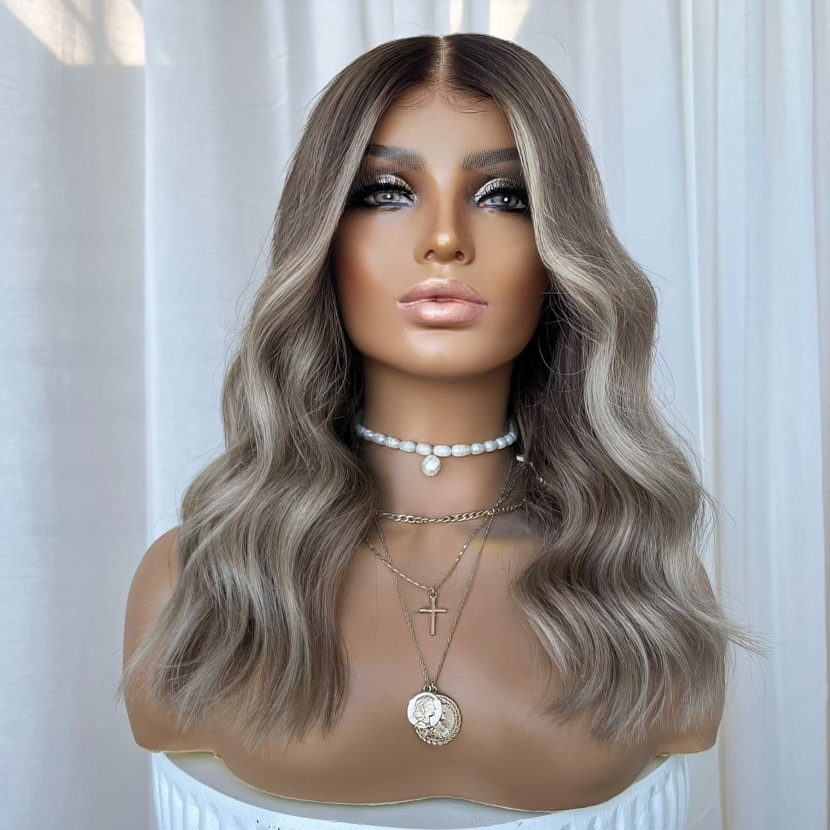 ELLE PLATINUM | HD FULL LACE STRETCH CAP | CUSTOM MADE