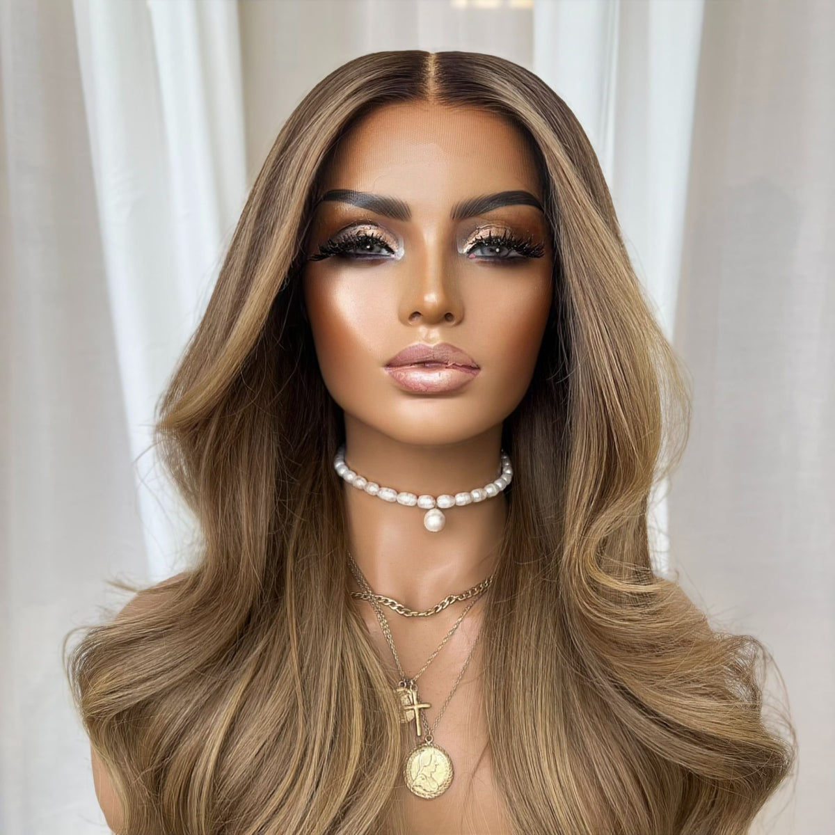 BELLA | HD FULL LACE STRETCH CAP | M-L