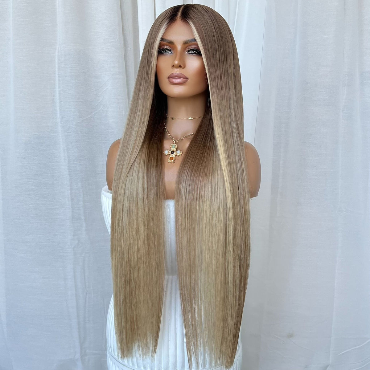 ELISE | FULL LACE STRETCH CAP | M-L