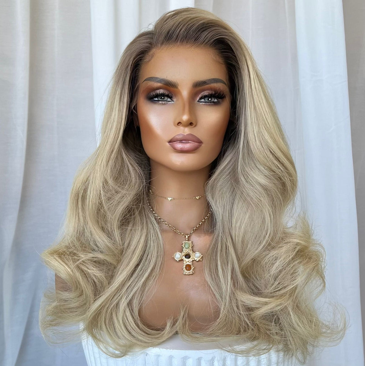 ASHLIE | HD FULL LACE STRETCH CAP | S-M