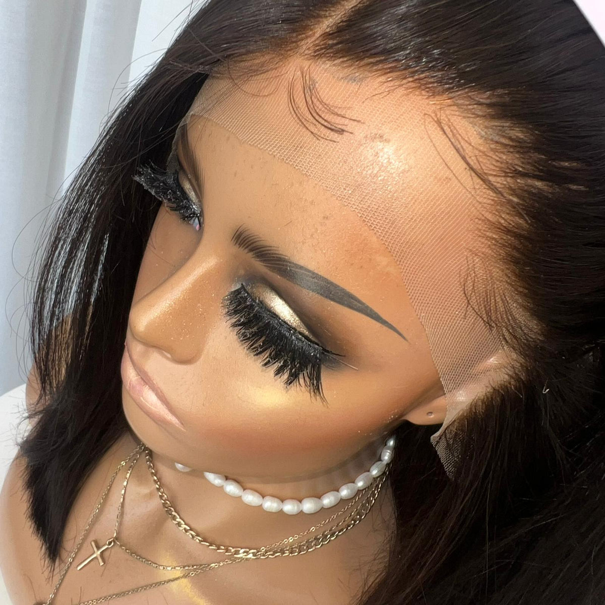 KYLIE BOB | HD FULL LACE STRETCH CAP| M-L