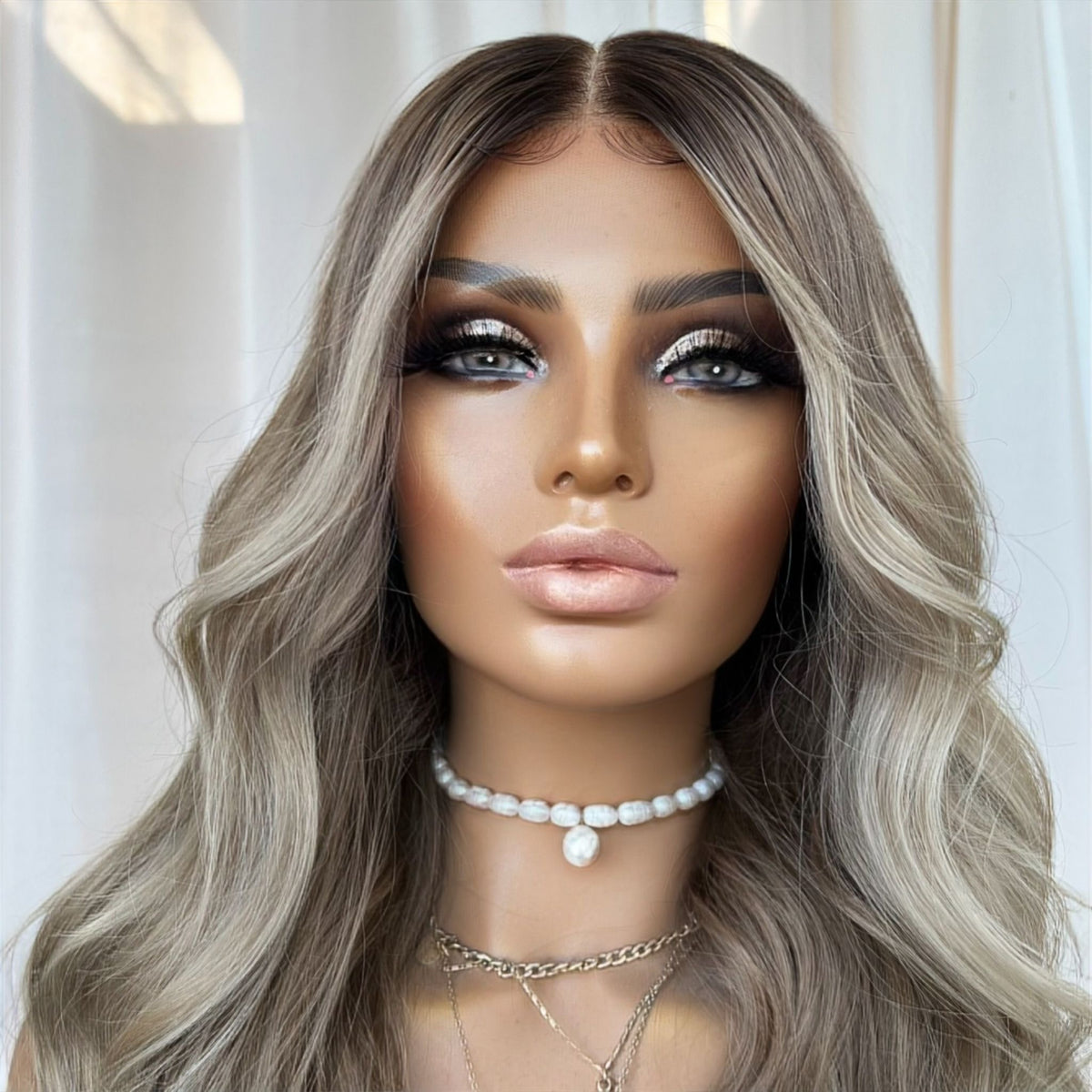 ELLE PLATINUM | HD FULL LACE STRETCH CAP | XS-S