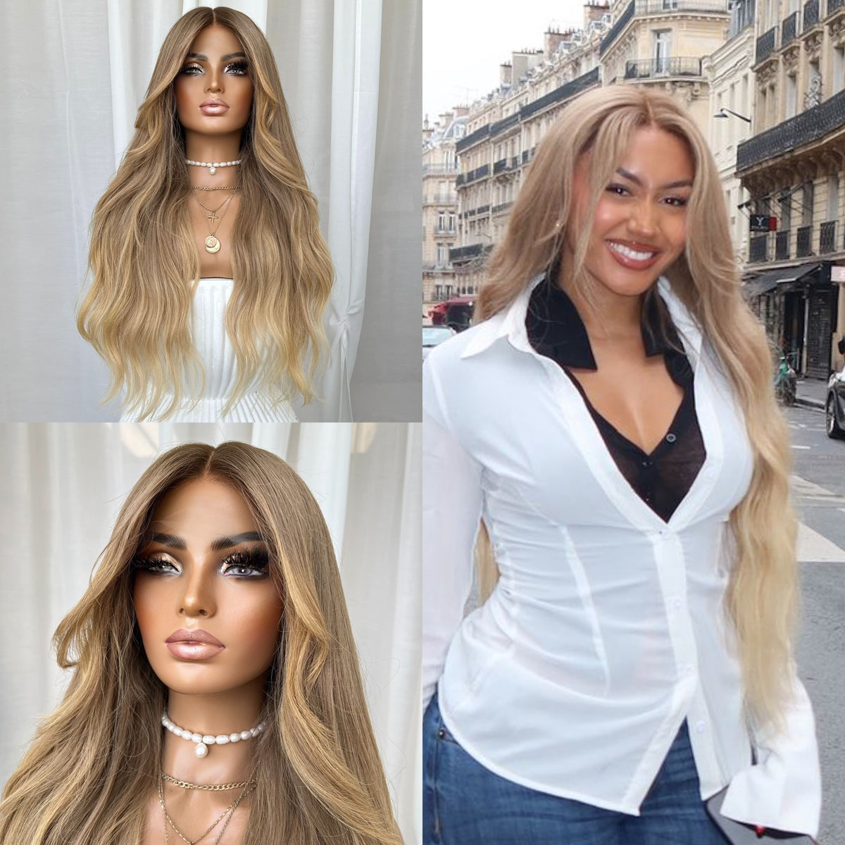 LONDON | HD FULL LACE STRETCH CAP | XS-S