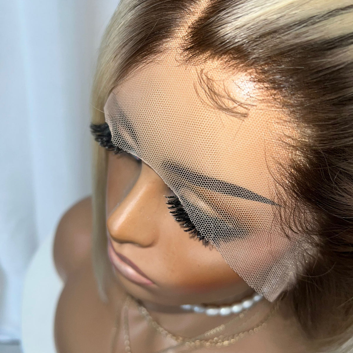 THE BECKY BOB | FULL LACE STRETCH CAP | M-L