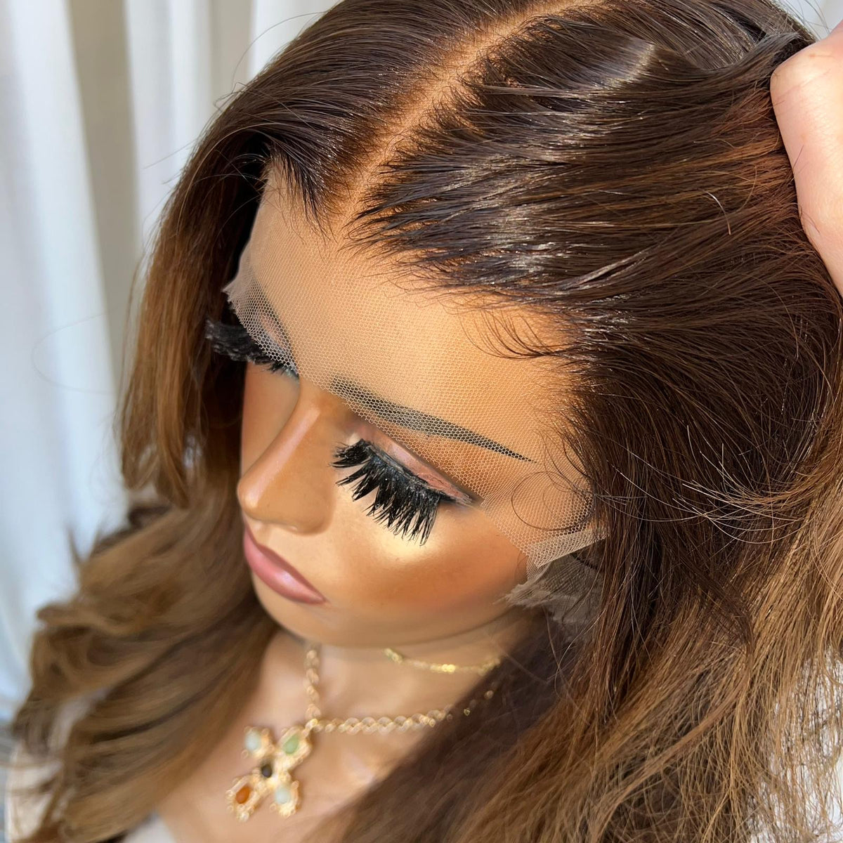 ADRIANA | HD FULL LACE STRETCH CAP | M-L