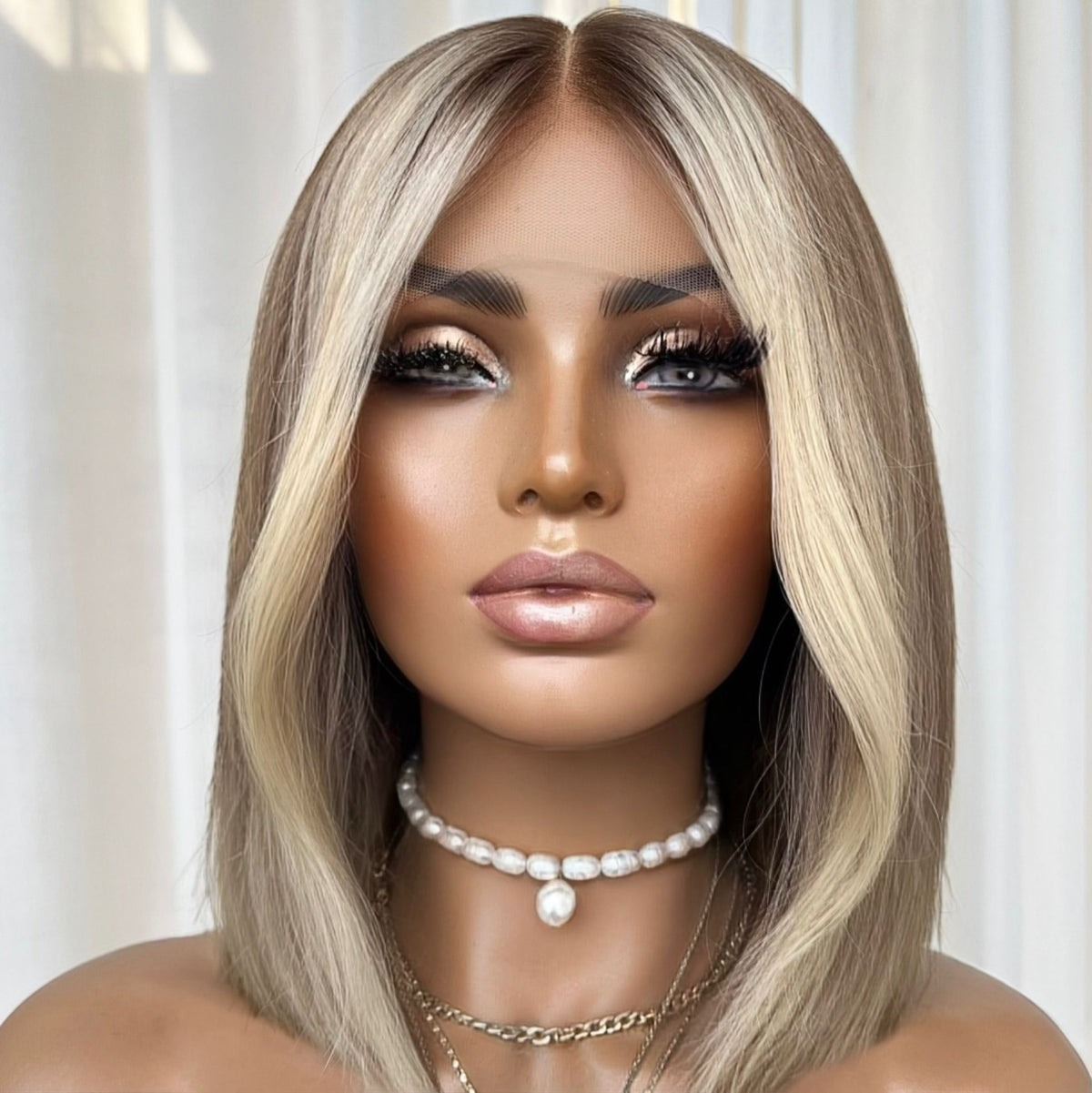 THE BECKY BOB | FULL LACE STRETCH CAP | M-L