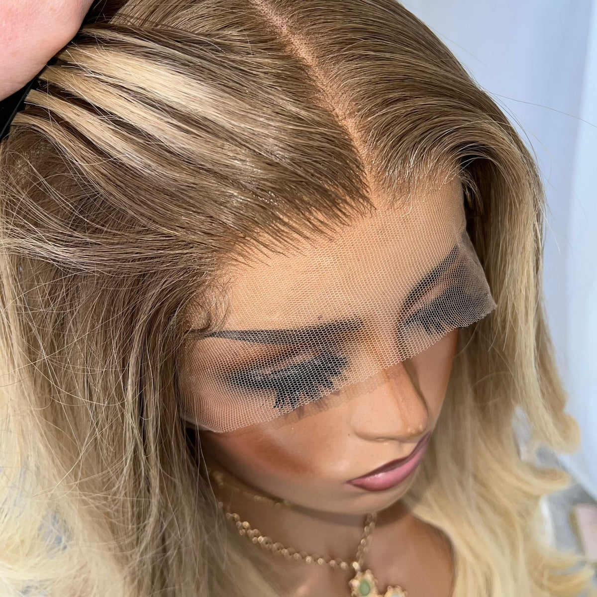 CARDI BLONDE | HD FULL LACE STRETCH CAP | S-M