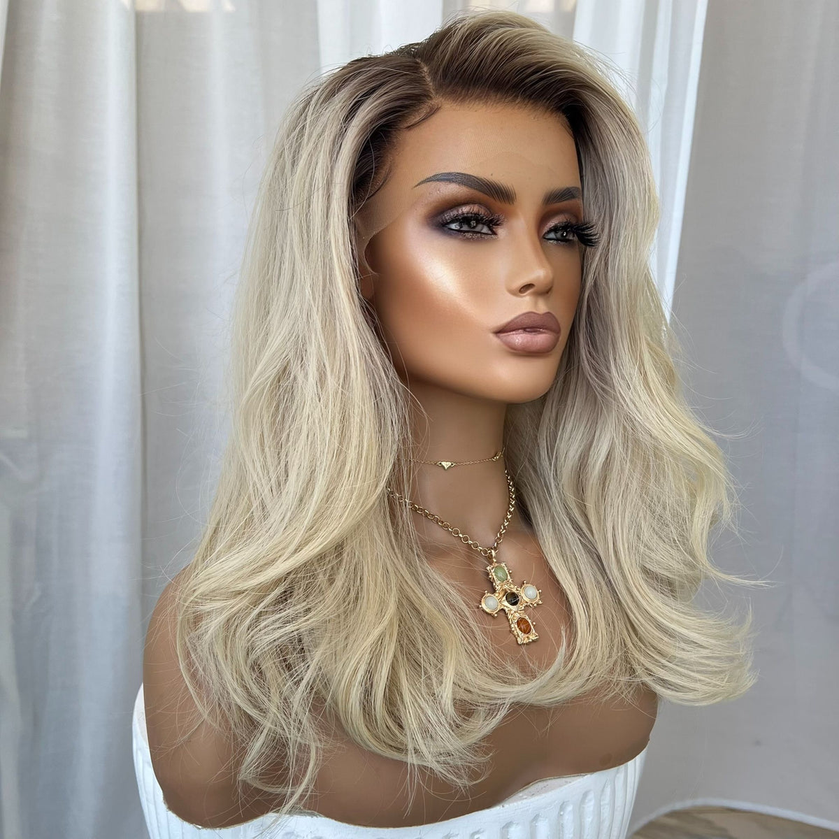 LILLY | HD FULL LACE STRETCH CAP | S-M