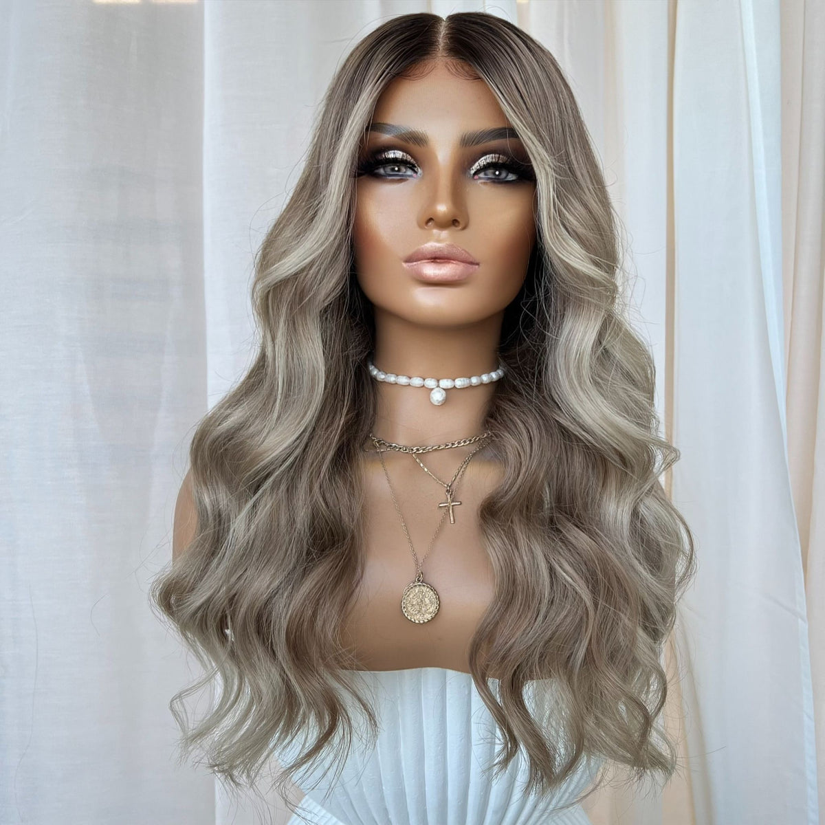 ELLE PLATINUM | HD FULL LACE STRETCH CAP | CUSTOM MADE