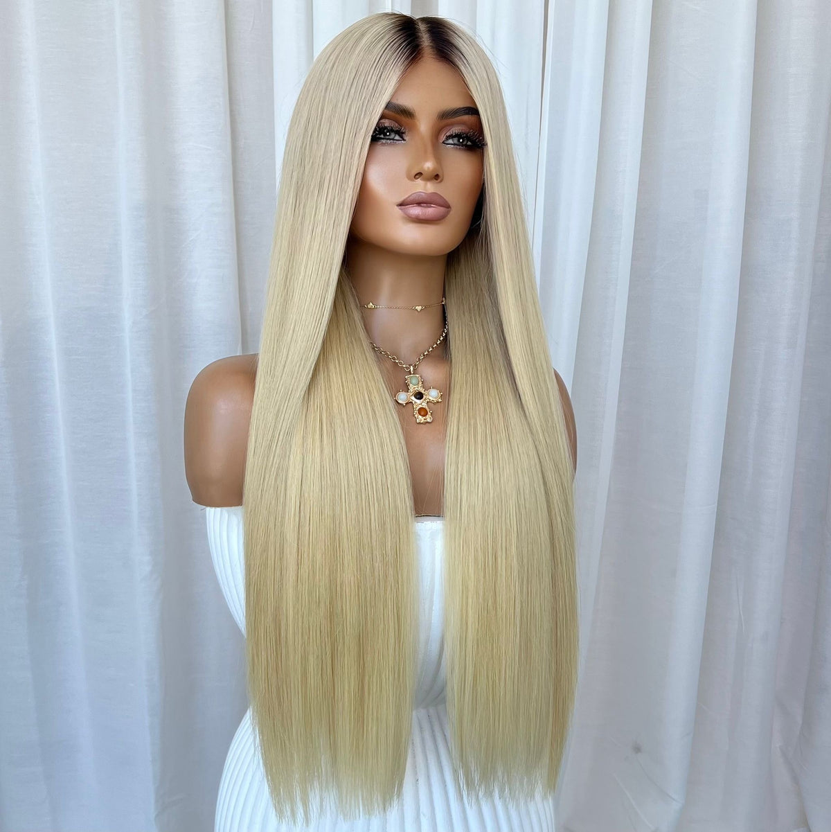 RUSSIAN BLONDE | HD FULL LACE STRETCH CAP | CUSTOM MADE