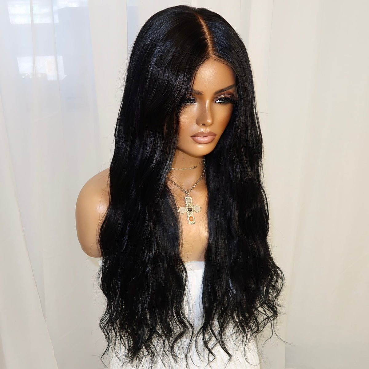 KING KYLIE BLACK | HD FULL LACE STRETCH CAP | S-M