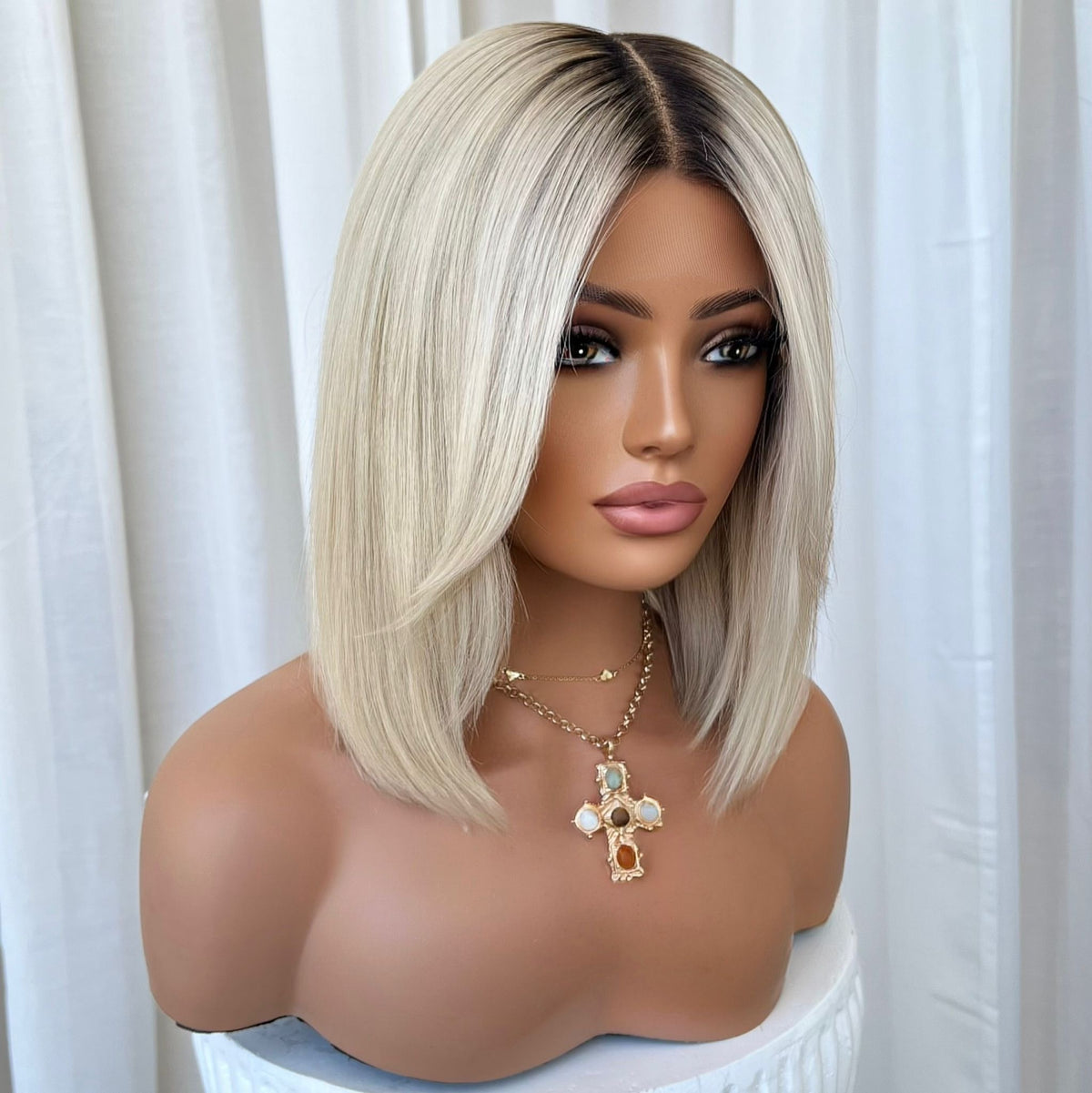 YEEZY PLATINUM | HD FULL LACE STRETCH CAP | M-L