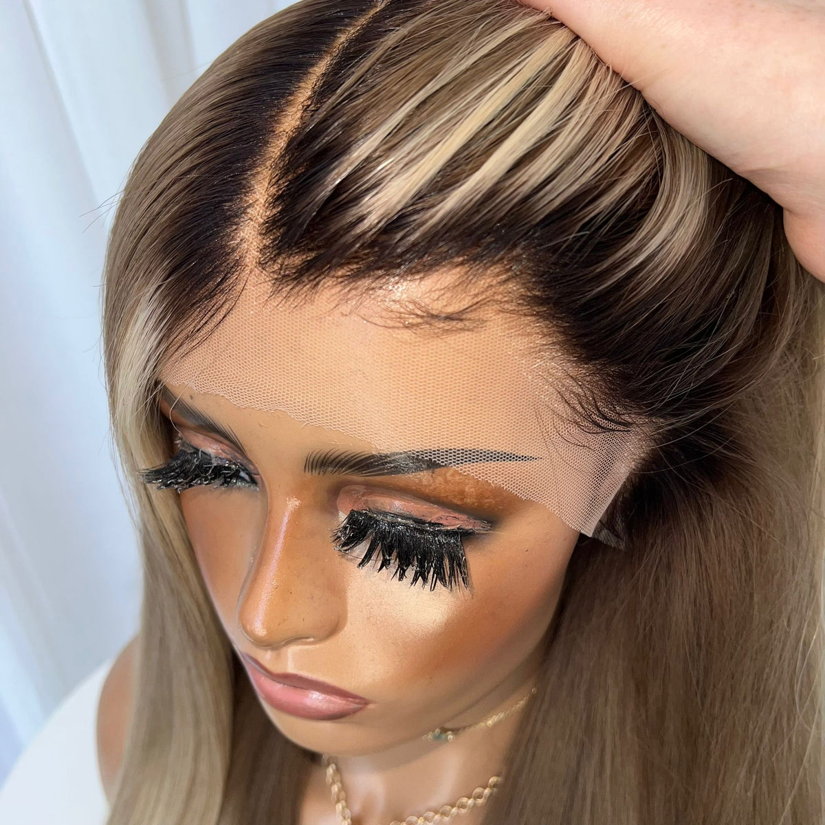 ELISE | FULL LACE STRETCH CAP | M-L