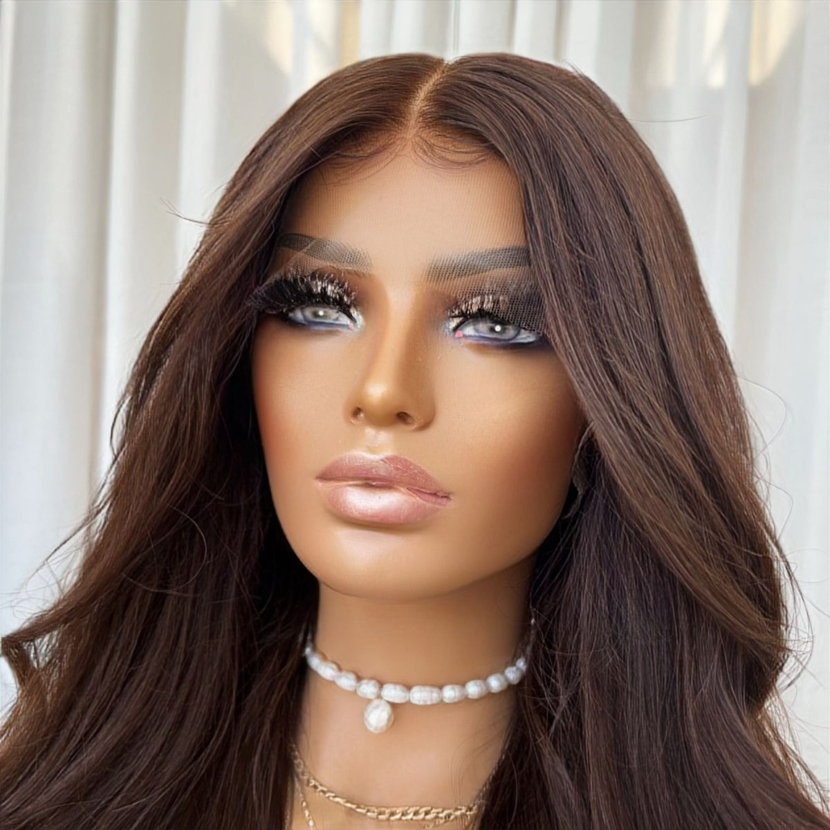 KING KYLIE DARK BROWN | HD FULL LACE STRETCH CAP | S-M