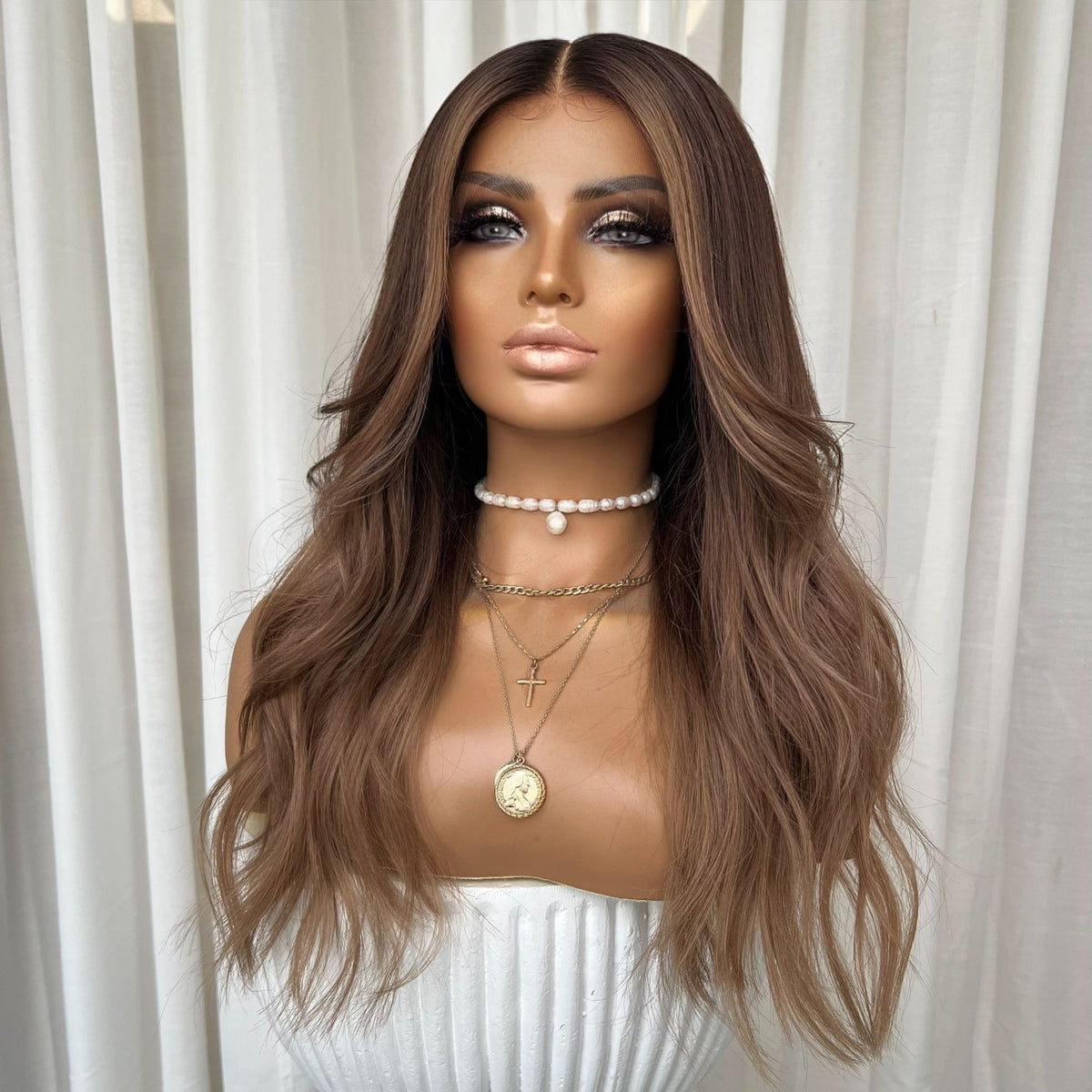 KRISTINA | HD FULL LACE STRETCH CAP | S-M