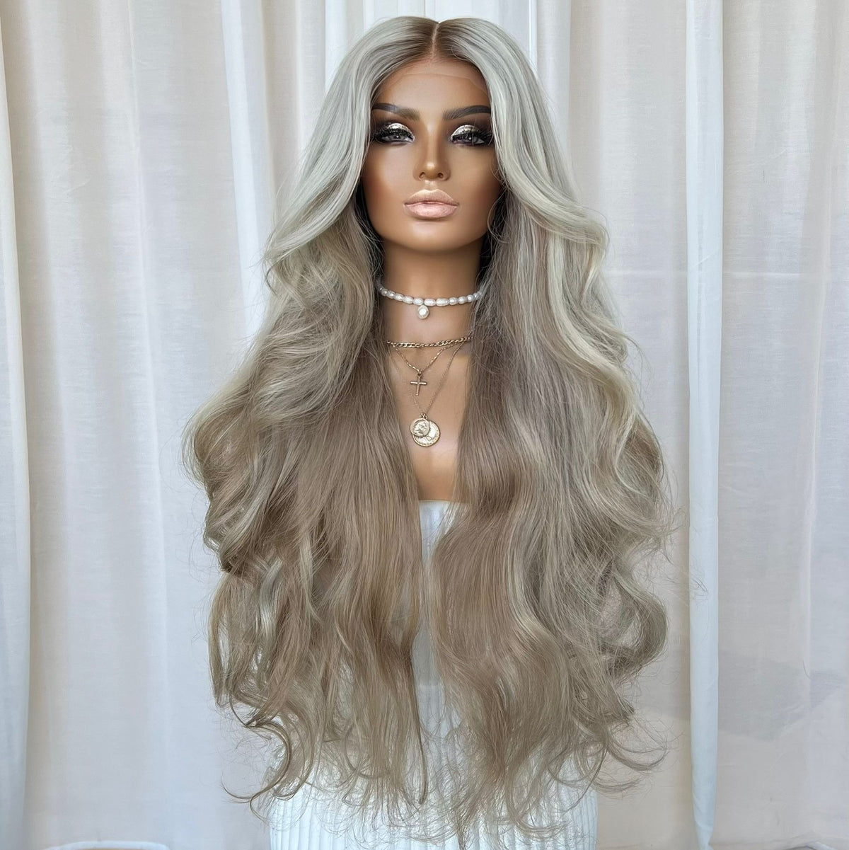 STEFANIA | FULL LACE STRETCH CAP