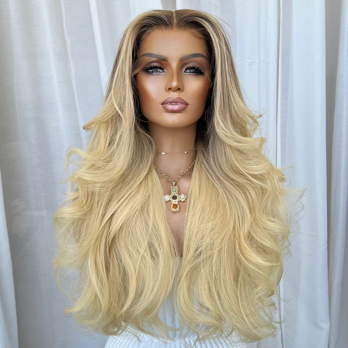 CARDI BLONDE | HD FULL LACE STRETCH CAP | CUSTOM MADE