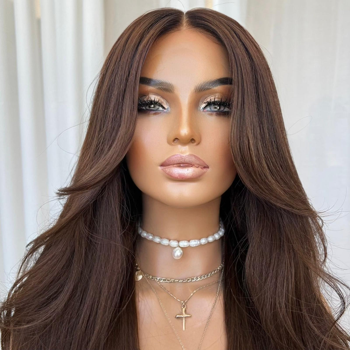 MADISON BROWN | HD FULL LACE STRETCH CAP | X-S