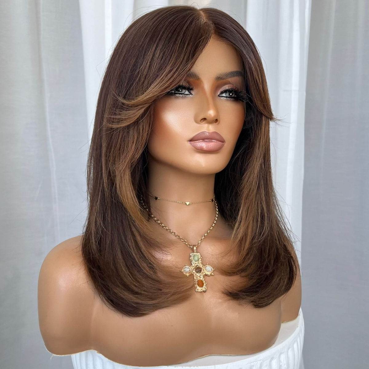 ADRIANA | HD FULL LACE STRETCH CAP | M-L