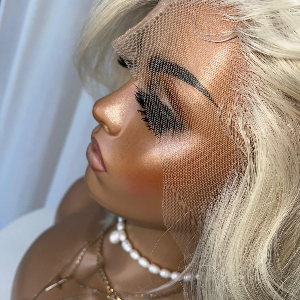KING KYLIE PLATINUM | FULL LACE STETCH CAP | M-L
