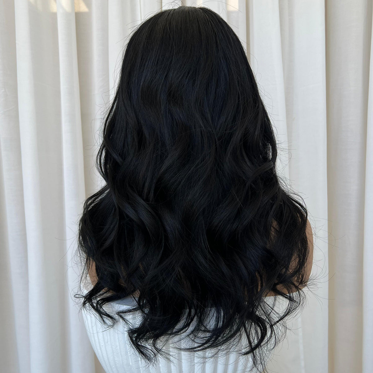 KING KYLIE BLACK RAW WAVY | HD FULL LACE STRETCH CAP | S-M