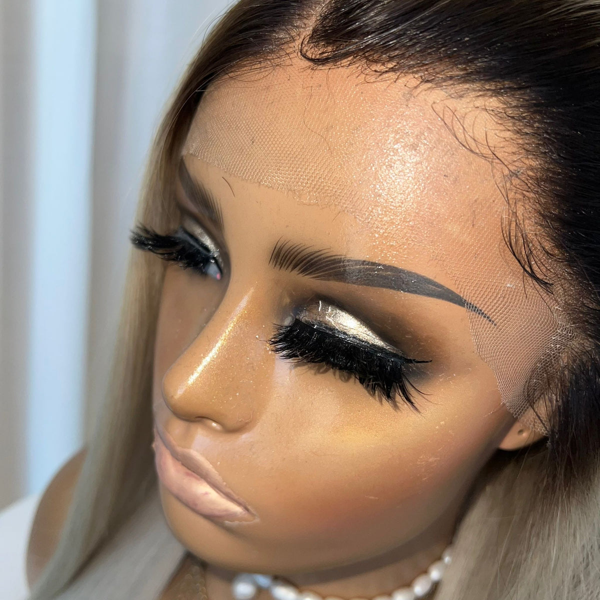 YEEZY PLATINUM | HD FULL LACE STRETCH CAP | XS-S | MADE TO ORDER