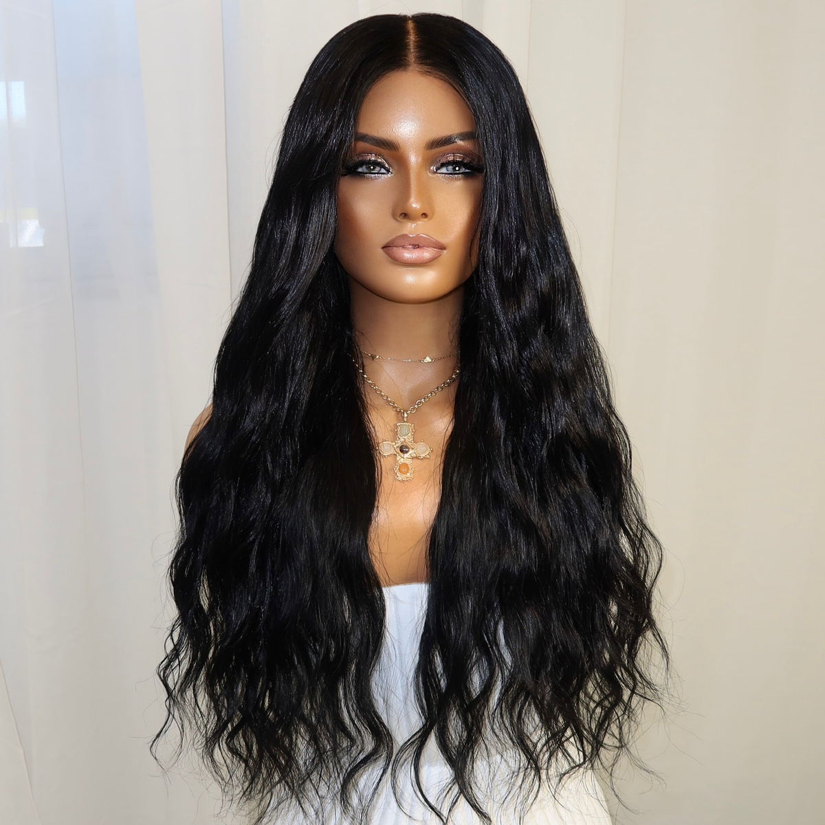 KING KYLIE BLACK | HD FULL LACE STRETCH CAP | S-M