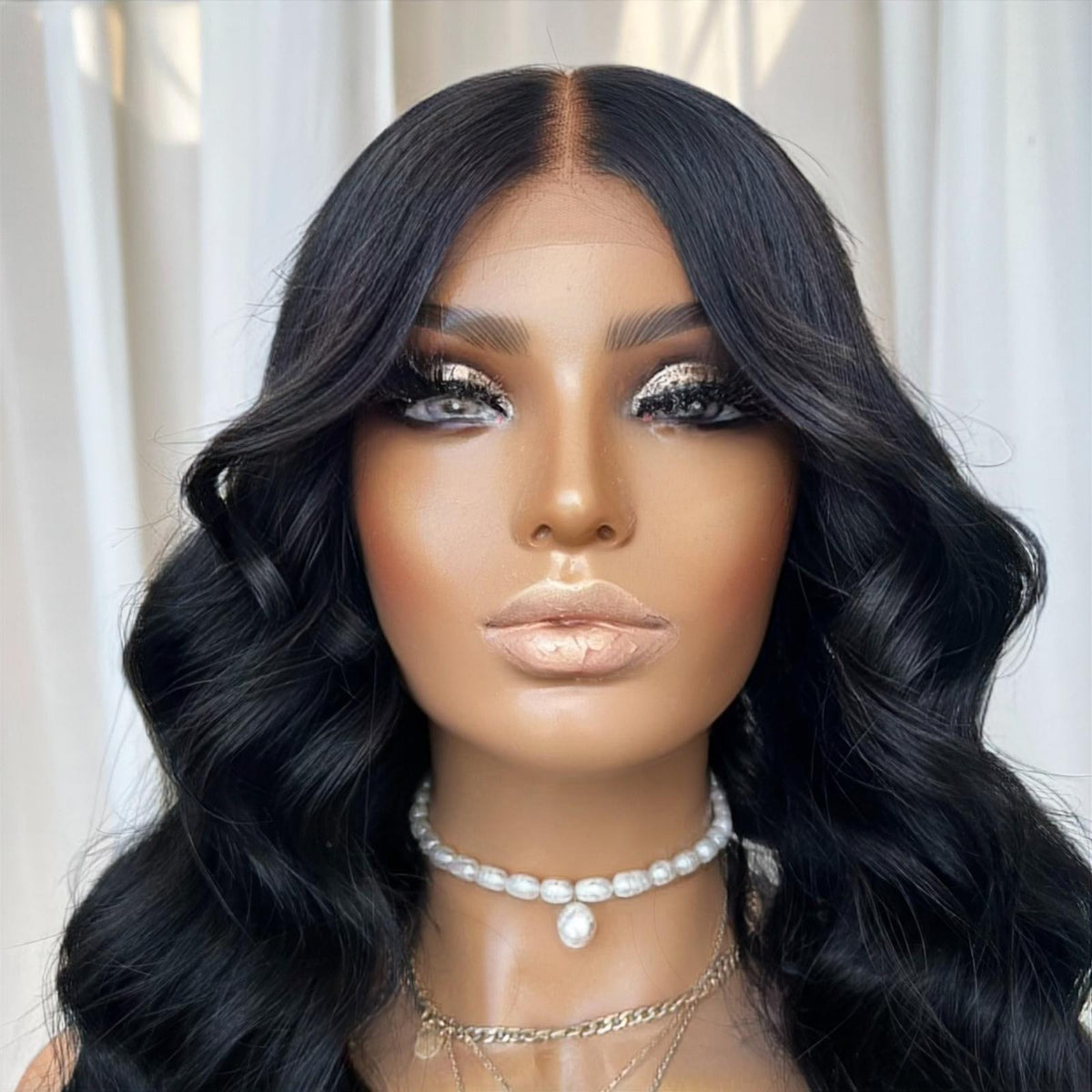 KING KYLIE BLACK | FULL LACE STRETCH CAP