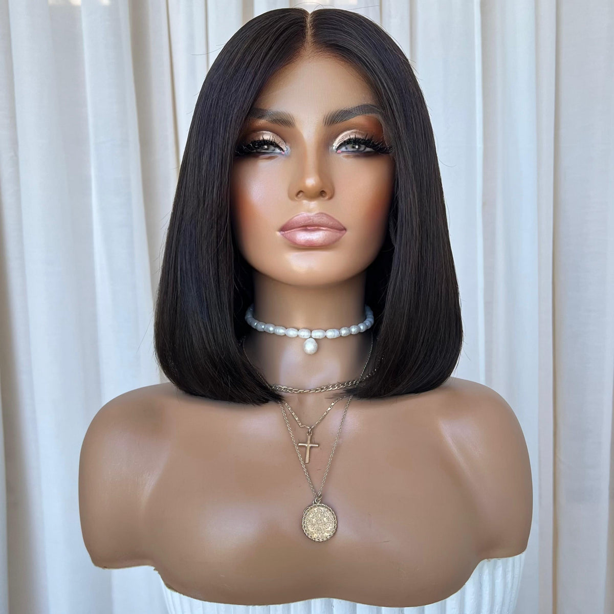 KIM BOB | HD FULL LACE STRETCH CAP | M-L