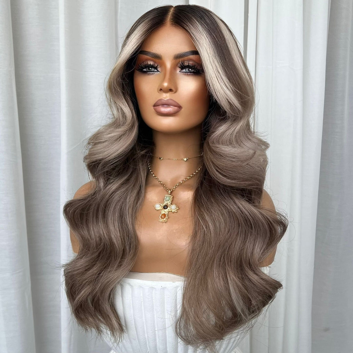 KHLOE | HD FULL LACE STRETCH CAP | S-M